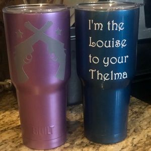 Custom made Thelma and Louise tumblers set